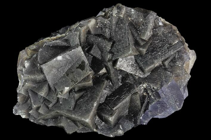 Purple, Cubic Fluorite Crystal Cluster - Pakistan #112091